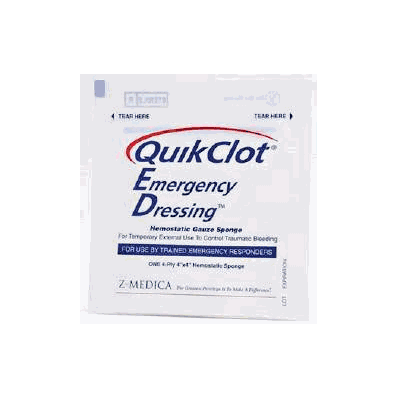 Emergency Dressing Quik Clot Box - Dressing,