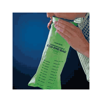 Emesis bag Biodegradable Green