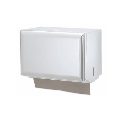 Enamel Center Pull Towel Dispensers - Dispens