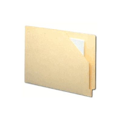 End Tab File Jacket, 1/2", letter size