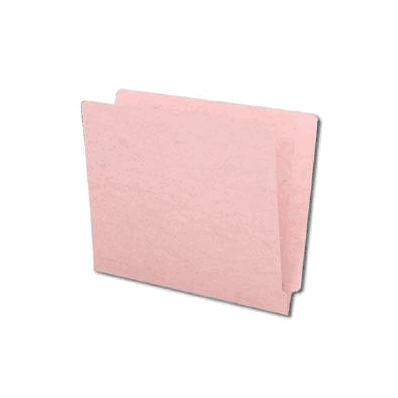 End Tab Folder Shelf-master Letter Size Pink
