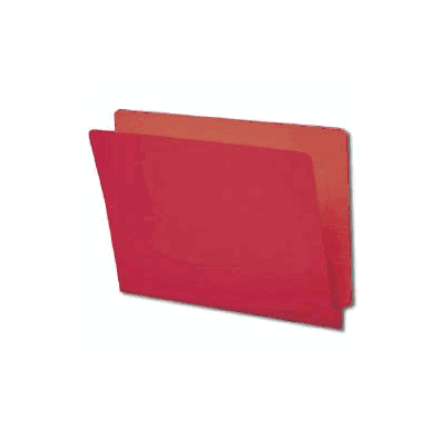 End Tab Folder Shelf-master Letter Size Red