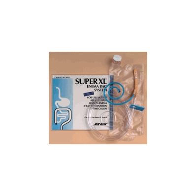 Enema Bag Set, Super XL with 1/2" x 60" Tubing