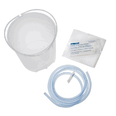 Enema Bucket Set, 1500 mL Pre-Lubricated Tip, 60" Tubing
