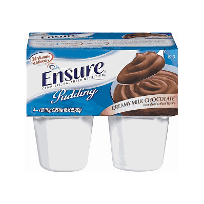 Ensure Pudding, Chocolate, 4oz - Medline