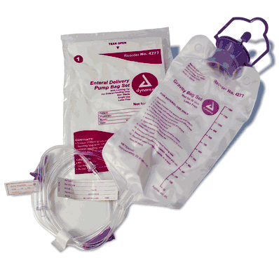Enteral Delivery Gravity Bag Set - 30/Cs - Dy