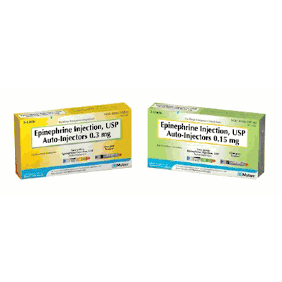 EpiPen (GENERIC by Mylan - INSTOCK-Dr's License required) Alpha and Beta Adrenergic Agonist