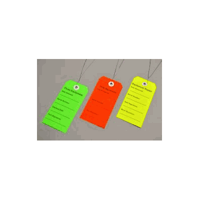 Equipment Tags 2 5/16 X 4 3/4 Inch Multi - Ta
