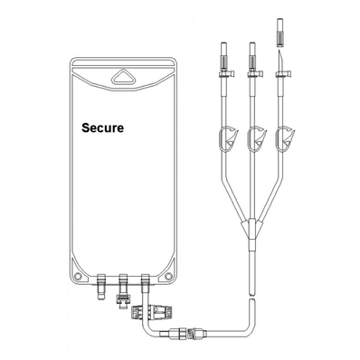 EVA Gravity Bag 3000 mL, 3 Leg Detachable