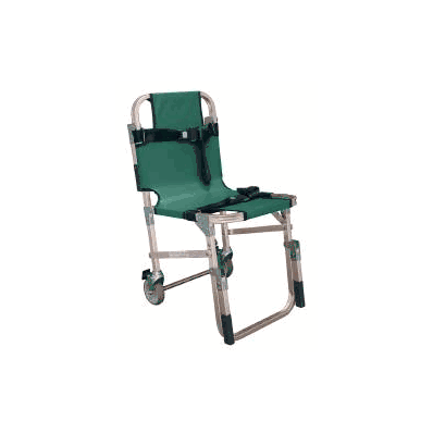 Evacuation Chair 500 Lbs Without Arms Green -