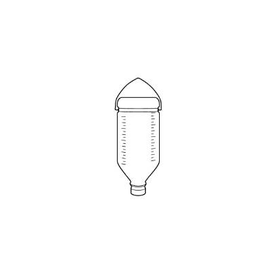 Evacuation Container, 500 mL with Stopper