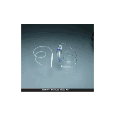 Evacuator Kit, Size 10 mm, 100 cc Bulb Flat/Full Perforated