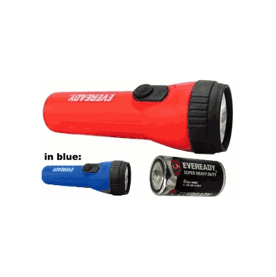 Eveready 3151LBP, Eveready Economy Flashlight uses D Batteries