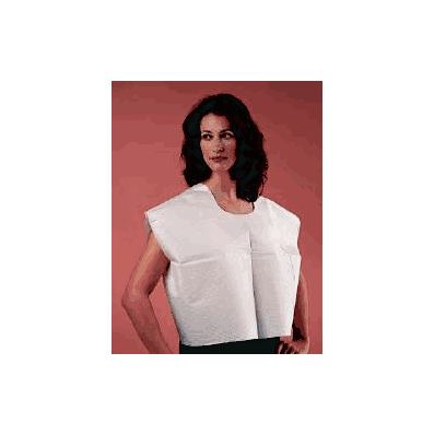 Exam Cape Tidi White 30 L X 21 W Inch Front