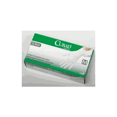 Exam Glove Curad 3g Nonsterile Powder Free V