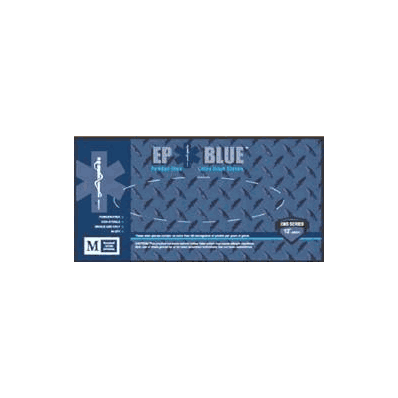 Exam Glove Ep Blue Nonsterile Powder Free La