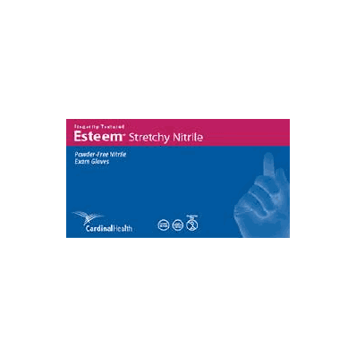 Exam Glove Esteem Stretchy Nitrile Nonsteril
