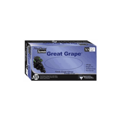 Exam Glove Nitriderm Scents Great Grape Nons