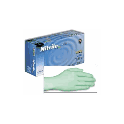 Exam Glove Nitrile Pf With Aloe Nonsterile Po