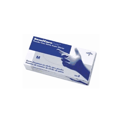 Exam Glove Sensicare Ice Nonsterile Powder