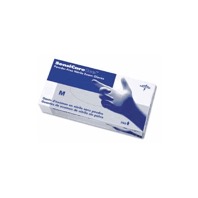 Exam Glove Sensicare Ice Nonsterile Powder
