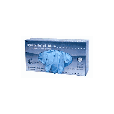 Exam Glove Syntrile Pf Blue Nonsterile Powde