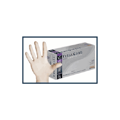 Exam Glove Vitalgard Nonsterile Powder Free