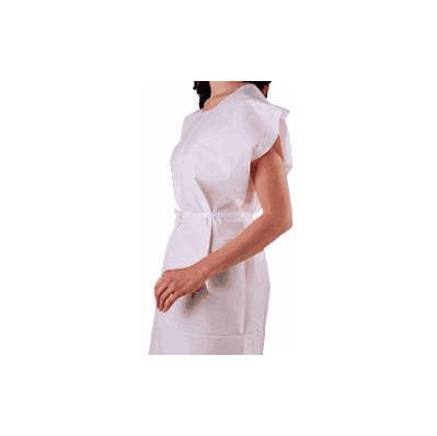 Exam Gown, 30" x 42" Color: Blue