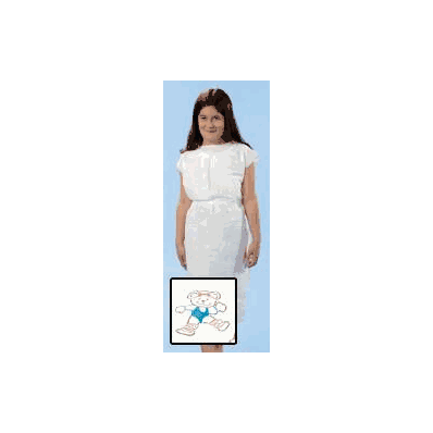 Exam Gown Activity Bears Polyester / Tissue