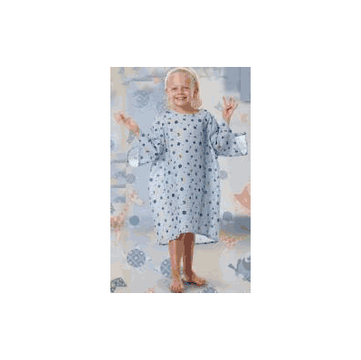 Exam Gown Allstars Large, 10-12 100% Polyeste
