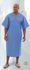 Exam Gown, <b>Color: Ceil Blue, Overlap Closure</b>, 52" x 66" Sweep x 8" Insleeve, Short Sleeves without Cuff, , Reusable, Adult, sold as Each by Fashion Seal<br><br><font color="red"><b>BACK TO THE PRODUCT TABLE, <a href="http://www.aaawholesalecompany.com/apparel-gowns-exam-gown.html">CLICK HERE</b></font></a>