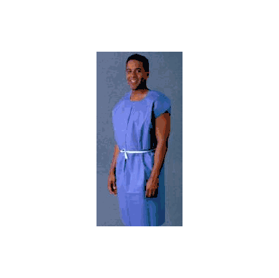 Exam Gown Dexter Blue Adult - Gown, Exam N/Wo