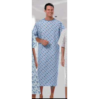 Exam Gown, Large, Diamonds in the Rough Print