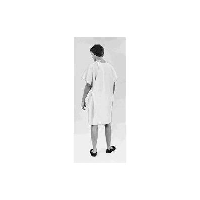 Exam Gown Large Cotton / Polyester Matchstick