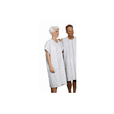 Exam Gown Large Cotton / Polyester Matchstick