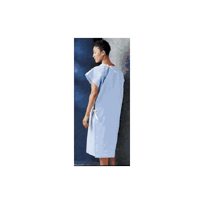 Exam Gown Large Cotton / Polyester Snowflake