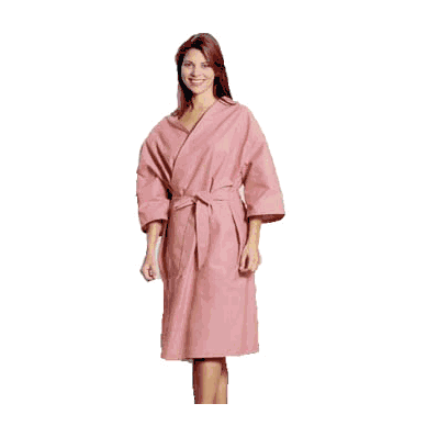 Exam Gown, Large with 3/4 Sleeves, Pink