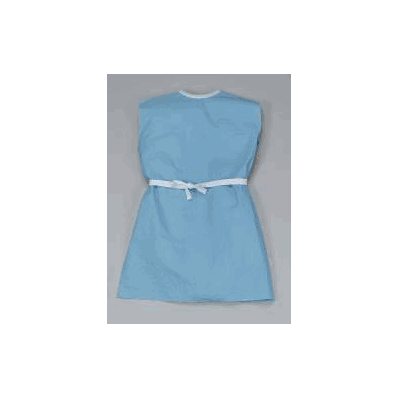 Exam Gown Mckesson Scrim Reinforced Sewn Blue