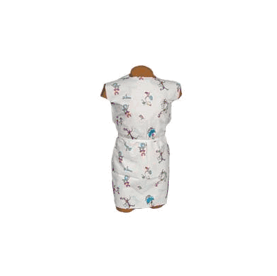 Exam Gown Mckesson Tissue / Poly / Tissue Bla