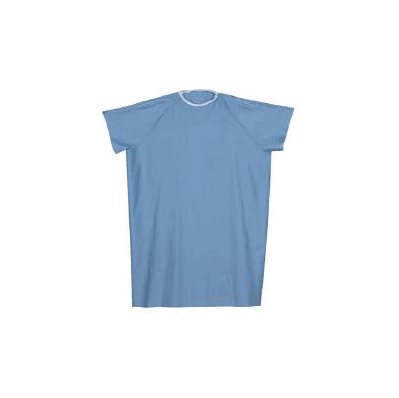 Exam Gown One Size Fits Most Blue Adult - Gow