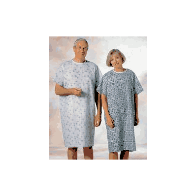 Exam Gown One Size Fits Most Cotton / Polyest