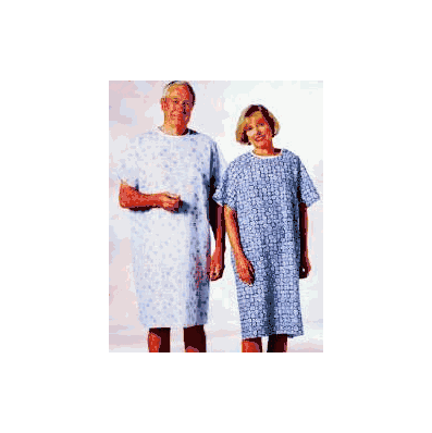Exam Gown One Size Fits Most Cotton / Polyest