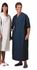 Exam Gown, <b>Color: Navy Blue, One Size Fits Most, Waist Tie</b> with Short Sleeve Cotton / Polyester, Reusable, Adult, sold as Each by Fashion Seal<br><br><font color="red"><b>BACK TO THE PRODUCT TABLE, <a href="http://www.aaawholesalecompany.com/apparel-gowns-exam-gown.html">CLICK HERE</b></font></a>