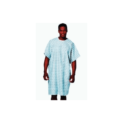 Exam Gown One Size Fits Most Cotton / Polyest
