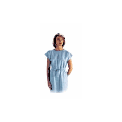 Exam Gown One Size Fits Most Spunbond Nonwove