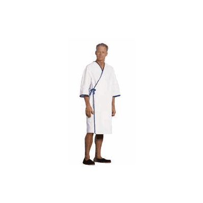 Exam Gown, One Size Fits Most with 3/4" Insleeves