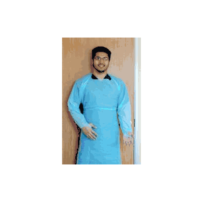 Exam Gown Polyethylene Adult - Gown, Poly (10
