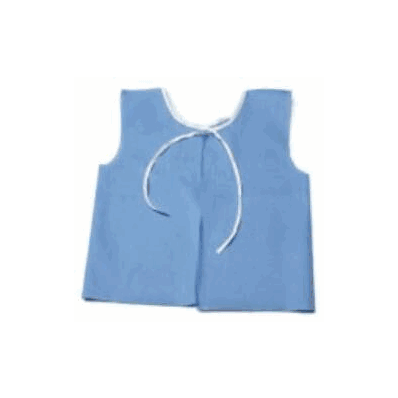 Exam Gown Polypropylene Blue Adult - Gown, Ex