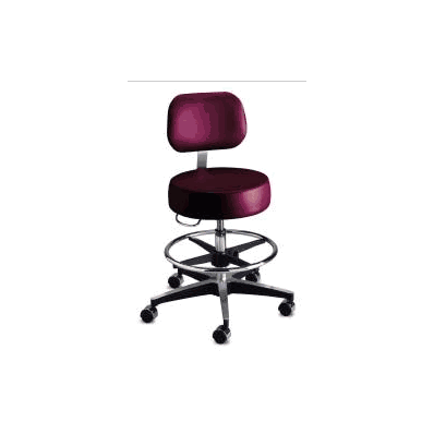 Exam Stool Backrest Pneumatic Adjustment 5 Du