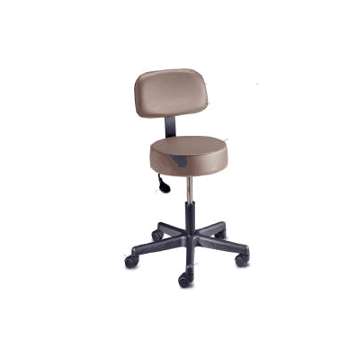 Exam Stool Backrest Pneumatic Adjustment Dual